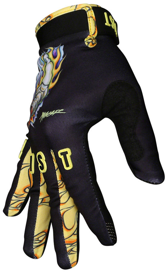 Fist Handwear Mike Metzger Flaming Plug Glove - Multi-Color, Full Finger, Small