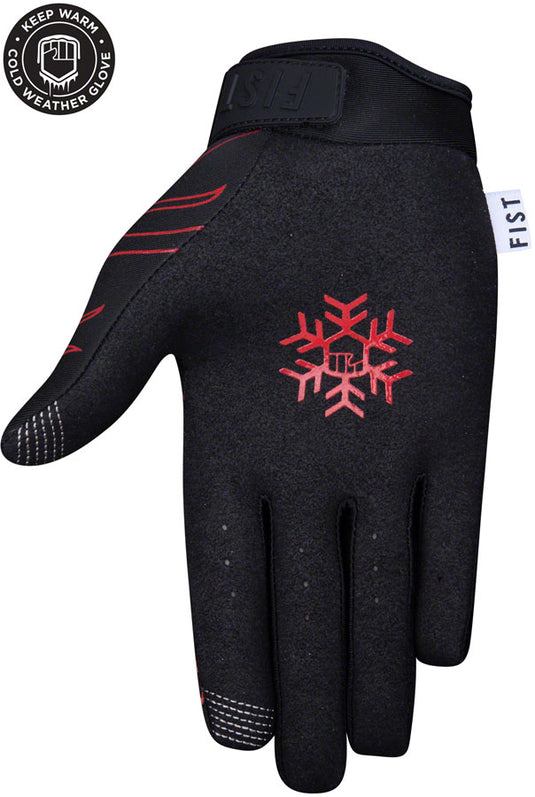 Fist Handwear Frosty Fingers Gloves - Multi-Color, Full Finger, Red Flame, XS