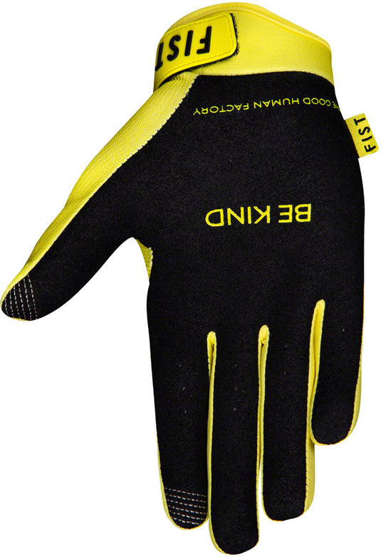 Fist Handwear Good Human Factory Gloves - Yelllow, Full Finger, Medium