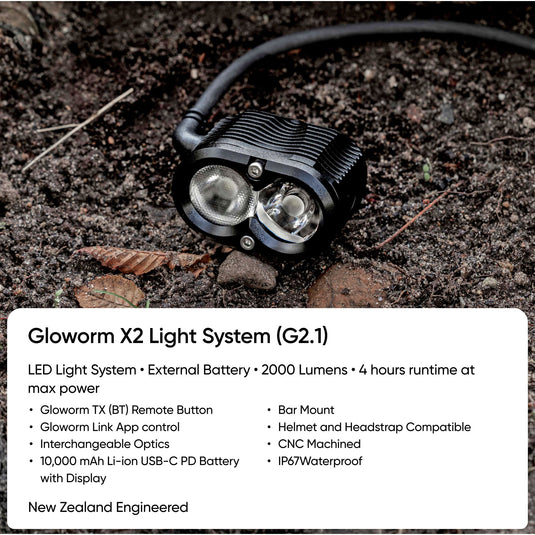Gloworm X2 G2.1 Lightset Headlight