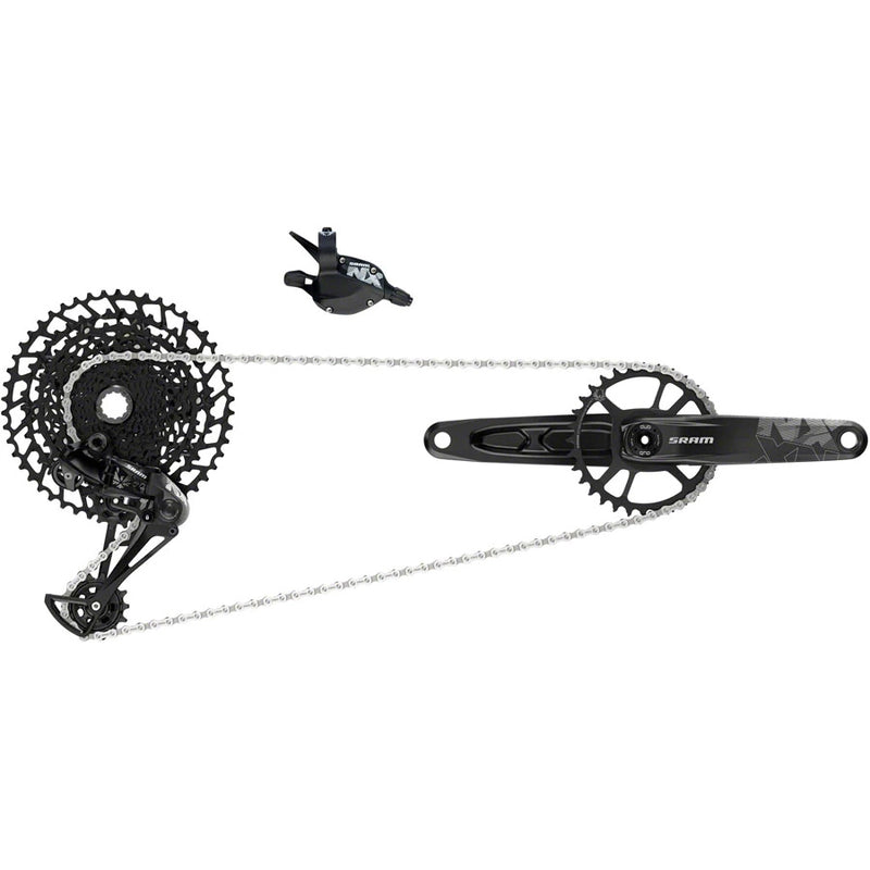 Load image into Gallery viewer, SRAM NX Eagle Groupset: 175mm 32 Tooth DUB Crank, Rear Derailleur, 11-50 12-Speed Cassette, Trigger Shifter, and Chain
