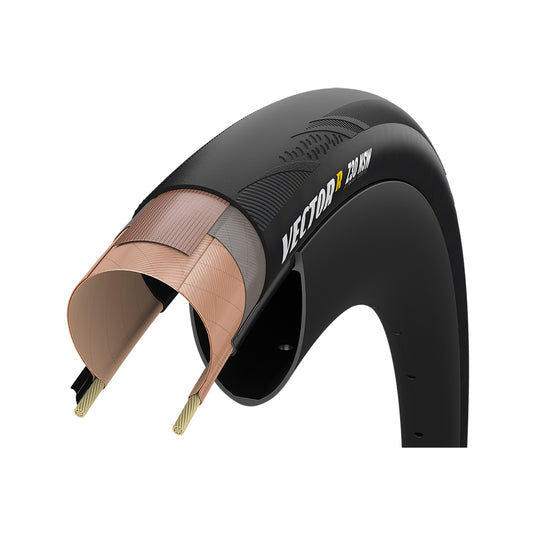 Goodyear Vector R Z30 SW TL Fitment Tire, 700 x 35c, Black