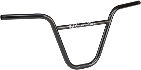 Cult AK BMX Handlebar 22.2mm 10in Rise 12° Backsweep 2° Upsweep Black Steel