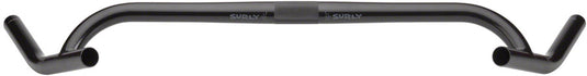 Surly Corner Bar Handlebar 25.4mm clamp 46cm Width Back 65.2° Chromoly Black