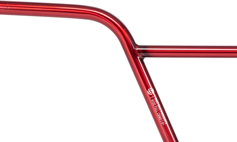 Load image into Gallery viewer, Salt Pro 2Piece BMX Handlebar 9 in Bar Clamp 22.2mm Translucent Red Steel

