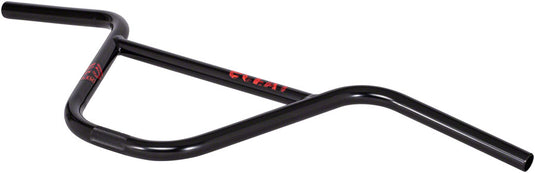 Eclat Controller Handlebar 22.2mm Clamp 9.5in Rise 11° Back Sweep Blk Steel BMX