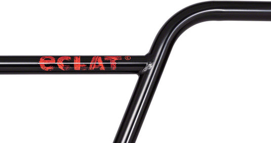 Eclat Controller Handlebar 22.2mm Clamp 9.5in Rise 11° Back Sweep Blk Steel BMX