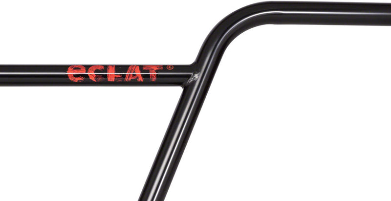Load image into Gallery viewer, Eclat Controller Handlebar 22.2mm Clamp 9.75in Rise 11° Back Sweep Blk Steel BMX
