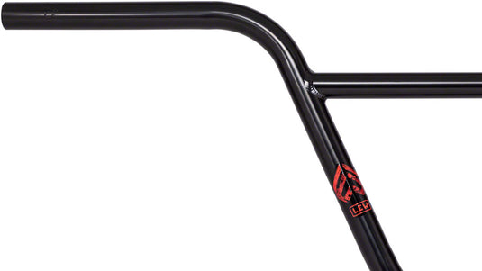 Eclat Controller Handlebar 22.2mm Clamp 9.75in Rise 11° Back Sweep Blk Steel BMX