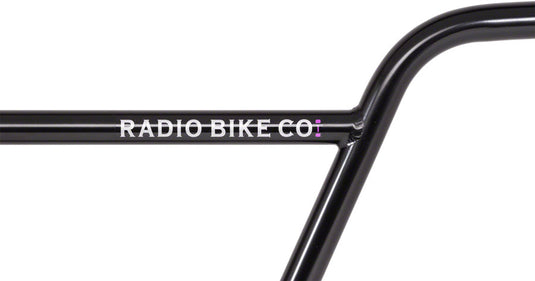 Radio Nemesis Handlebar 22.2mm 9.5in Rise11°BackSweep Steel Black BMX Bike