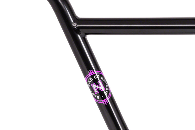 Load image into Gallery viewer, Radio Nemesis Handlebar 22.2mm 9.5in Rise11°BackSweep Steel Black BMX Bike
