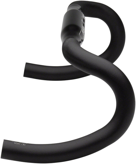 FSA Omega Compact Road Drop Handlebar, Diameter: 31.8mm, 420mm, Drop: 120mm, Reach: 75mm, Black