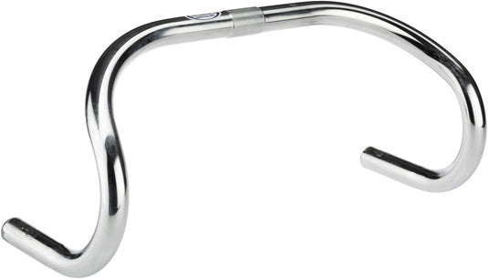 Nitto Track Drop Handlebar 25.4mm 42cm Silver Drop Bend Style Silver Steel