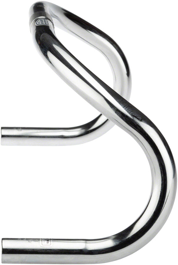 Load image into Gallery viewer, Nitto Track Drop Handlebar 25.4mm 42cm Silver Drop Bend Style Silver Steel
