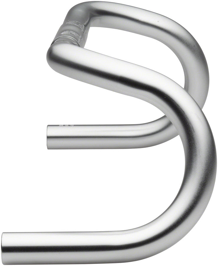 Load image into Gallery viewer, Nitto Randonneur Drop Handlebar 25.4mm 42cm Bar Drop 120 Silver Aluminum
