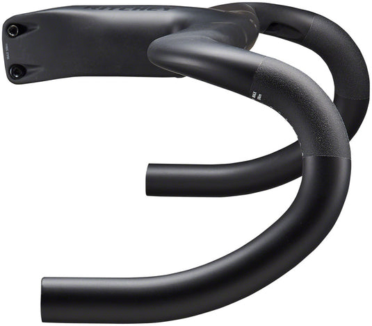 Ritchey Superlogic Butano Ridge Drop Handlebar - Integrated Bar/Stem, Carbon, 44cm, 100mm, Matte Carbon