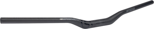 Full Speed Ahead Gradient Carbon Riser Handlebar - Carbon, 35mm Clamp, 30mm Rise, 800mm, Black