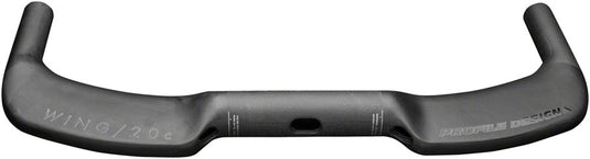 Profile Design WING/20c Base Bar - 31.8 Clamp, 42cm, Carbon, Black