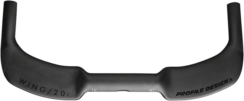 Load image into Gallery viewer, Profile Design WING/20c Base Bar - 31.8 Clamp, 42cm, Carbon, Black
