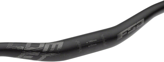 Full Speed Ahead Comet Riser Handlebar Aluminum 35.0mm 25mm Rise 760mm Black