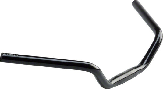 Dimension 25.4 Urban Cruiser Bar 600mm Wide 70mm Rise 50 degree Sweep Black
