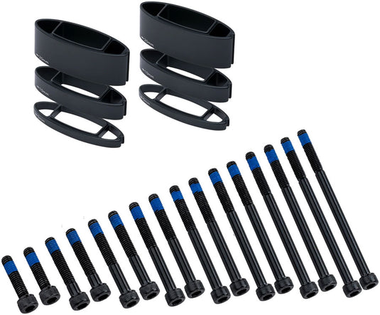 Vision Aero Armrest Stack Riser Kit for TFA, TriMax & TFE Aerobars Adjustable, Aluminum, Easy-Install