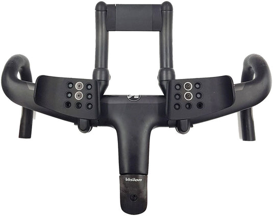 Vision Metron 5D ACR Mini TT Clip-ons, 117mm Extension Length, Compact Aero Profile, Compatible with Metron 5D Bars –