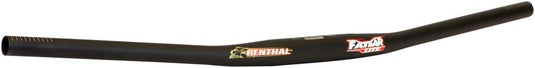 Renthal FatBar Lite Zero Rise Handlebar 31.8mm Clamp 780mm Width Black Aluminum