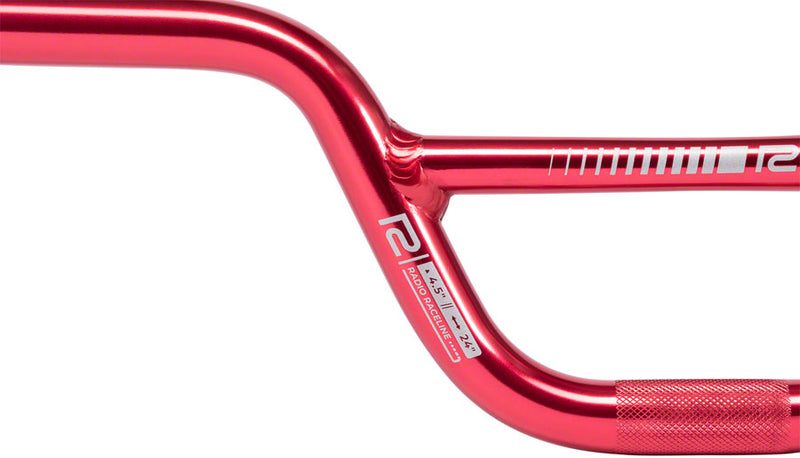 Load image into Gallery viewer, Radio Xenon Junior BMX Handlebar 4.5 in 22.2 mm Backsweep 6° Aluminum Red

