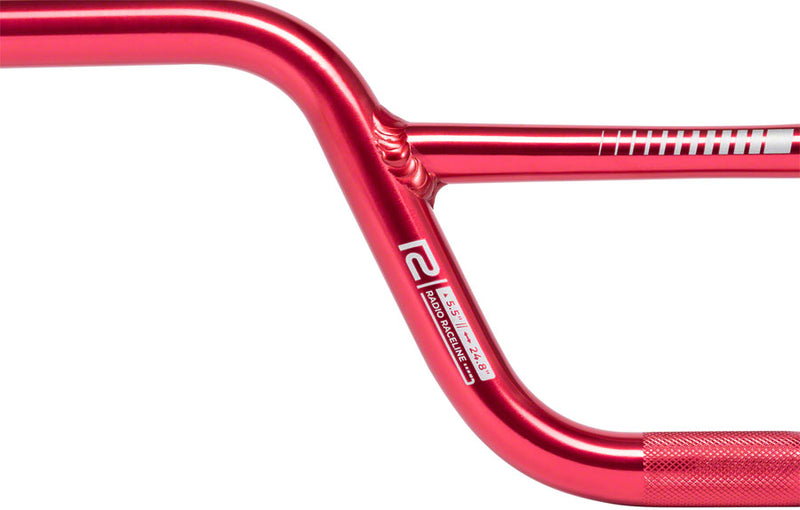 Load image into Gallery viewer, Radio Xenon Expert BMX Handlebar 5.5 in 22.2 mm Backsweep 6° Aluminum Red
