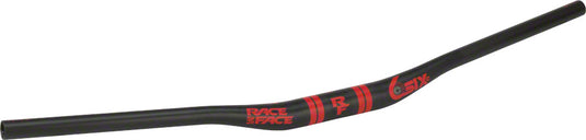 RaceFace SIXC Carbon Fiber Riser Handlebar 35 x 820mm 20mm Rise Red Carbon Fiber