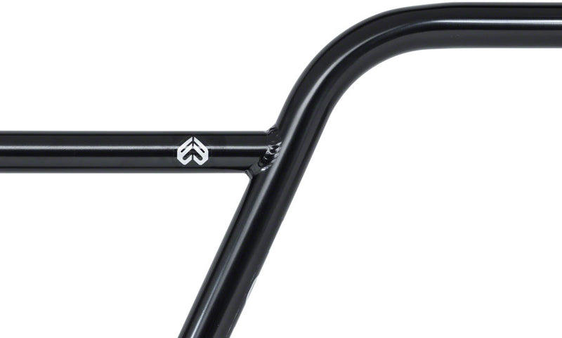 Load image into Gallery viewer, Eclat Dive BMX Handlebar 11° Back Up 2° 22.2mm Clamp 9.5in Rise Glossy Black E.D
