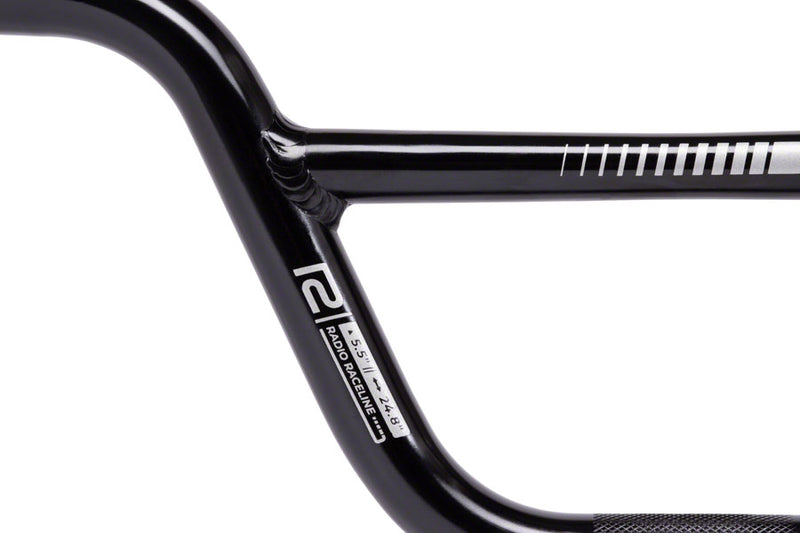 Load image into Gallery viewer, Radio Raceline Xenon BMX Race Handlebar Expert 5.5 in 22.2mm Aluminum Black
