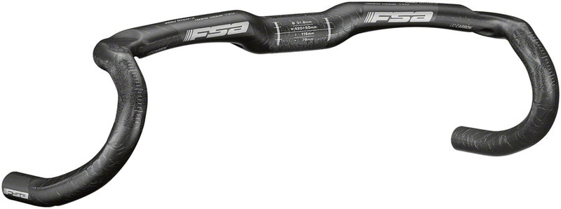 Load image into Gallery viewer, Full-Speed-Ahead-K-Wing-AGX-31.8-mm-Drop-Handlebar-Carbon-Fiber-DPHB0740-Bicycle-Drop-Road-Handlebar
