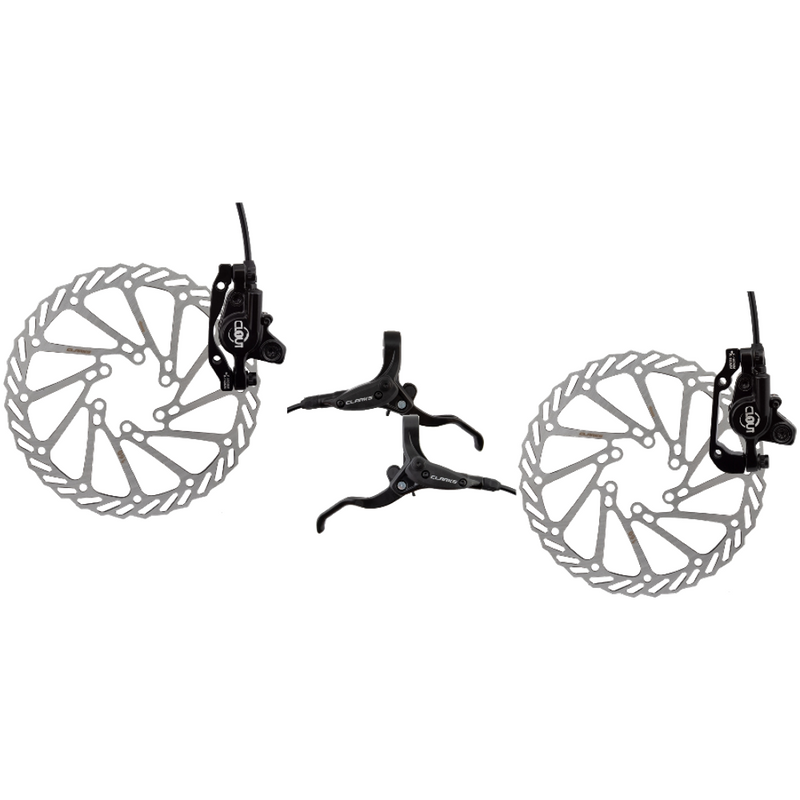 Load image into Gallery viewer, Clarks-Disc-Brake-&amp;-Lever-Mountain-Bike-HBSL0127-HBSL0129-MTB-Flat-Bar-Disc-Brakes
