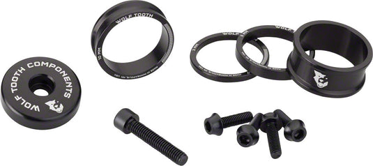 Premium Alloy Headset Spacer Kits with Integrated Top Caps — Customizable Colors & Sizes for Bike Styling, Performance, and Compatibility