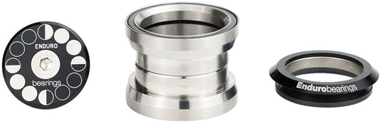 Enduro HDK-0008 External Bearing Kit - EC34/28.6 Upper | EC34/30 Lower, Angular Contact Bearings, Straight, Stainless