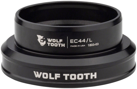 Wolf Tooth Performance Headset Bundle Aircraft Grade Aluminum, Black Oxide Bearings, EC44/40 & EC34/28.6 for Precision Cycling