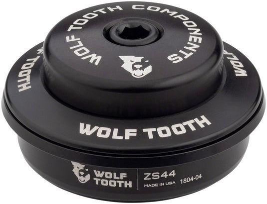 Wolf Tooth Aluminum Performance Headset Bundle Black Oxide Bearings, ZS56/40 & ZS44/28.6 for Mountain & Road Bikes