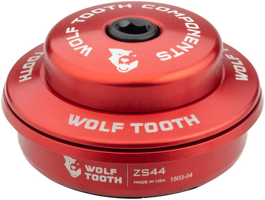 Wolf Tooth Performance Headset Bundle - Red ZS56/40 & ZS44/28.6 Aluminum Bearings