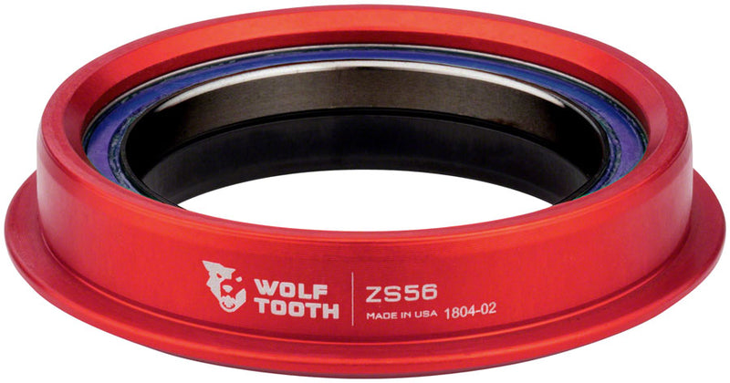 Load image into Gallery viewer, Wolf Tooth Performance Headset Bundle - Red ZS56/40 &amp; ZS44/28.6 Aluminum Bearings
