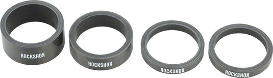 Pack of 2 RockShox UD Carbon Headset Spacer Set, Includes 5mm x 2, 10mm x 1