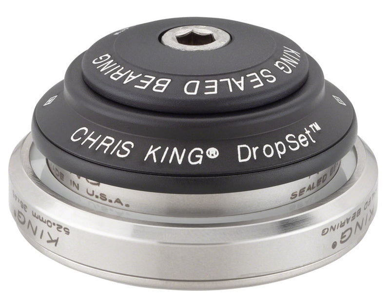 Load image into Gallery viewer, Chris King DropSet 3 Headset - 1-1/8 - 1.5&quot;, 41/52mm, 36 Deg, Matte Black
