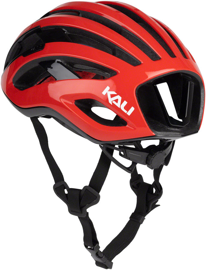 Load image into Gallery viewer, Kali Protectives Grit Helmet - Gloss Red/Matte Black, Small/Medium
