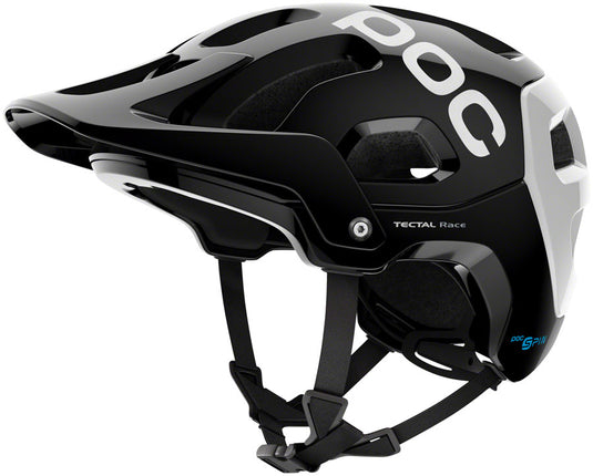 POC-Tectal-Race-SPIN-Helmet-Medium-Large-(55-58cm)-Half-Face--Visor--Adjustable-Fitting--Goggle-Clip-White_HE0333
