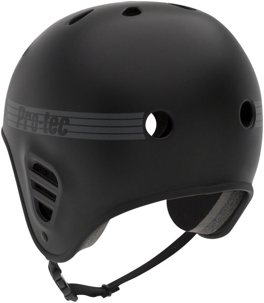 Protec Full Cut Certified LG 22.8 to 23.6in (58 to 60 cm) Matte Black BMX/Skate