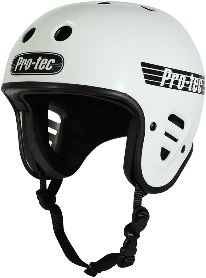 Load image into Gallery viewer, ProTec Full Cut Certified BMX/Skate Helmet ABS Shell EPS Core Gloss White, Small
