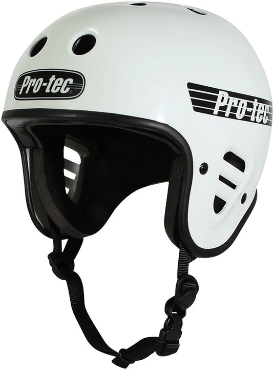 ProTec Full Cut Certified Helmet - Gloss White, Medium