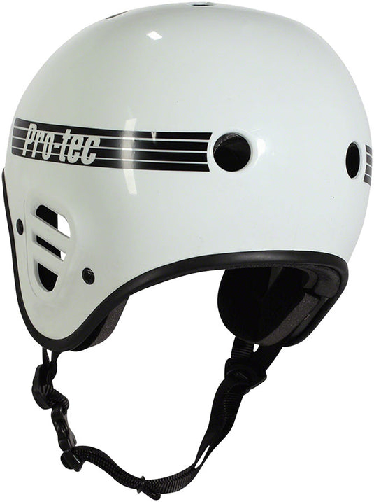 ProTec Full Cut Certified BMX/Skate Helmet ABS Shell EPS Core Gloss White, Small