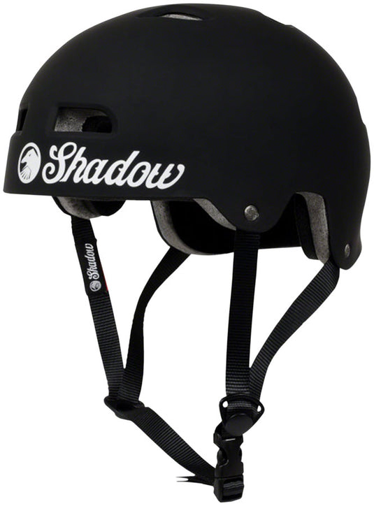 The-Shadow-Conspiracy-Shadow-Classic-Helmet-Medium-(50-56cm)-Half-Face-Adjustable-Fitting-Include-Two-Sets-Of-Padding-Shadow-Crow-Head-Rivetsclassic-Woven-Label-Black-HE1205-Bicycle-Helmets